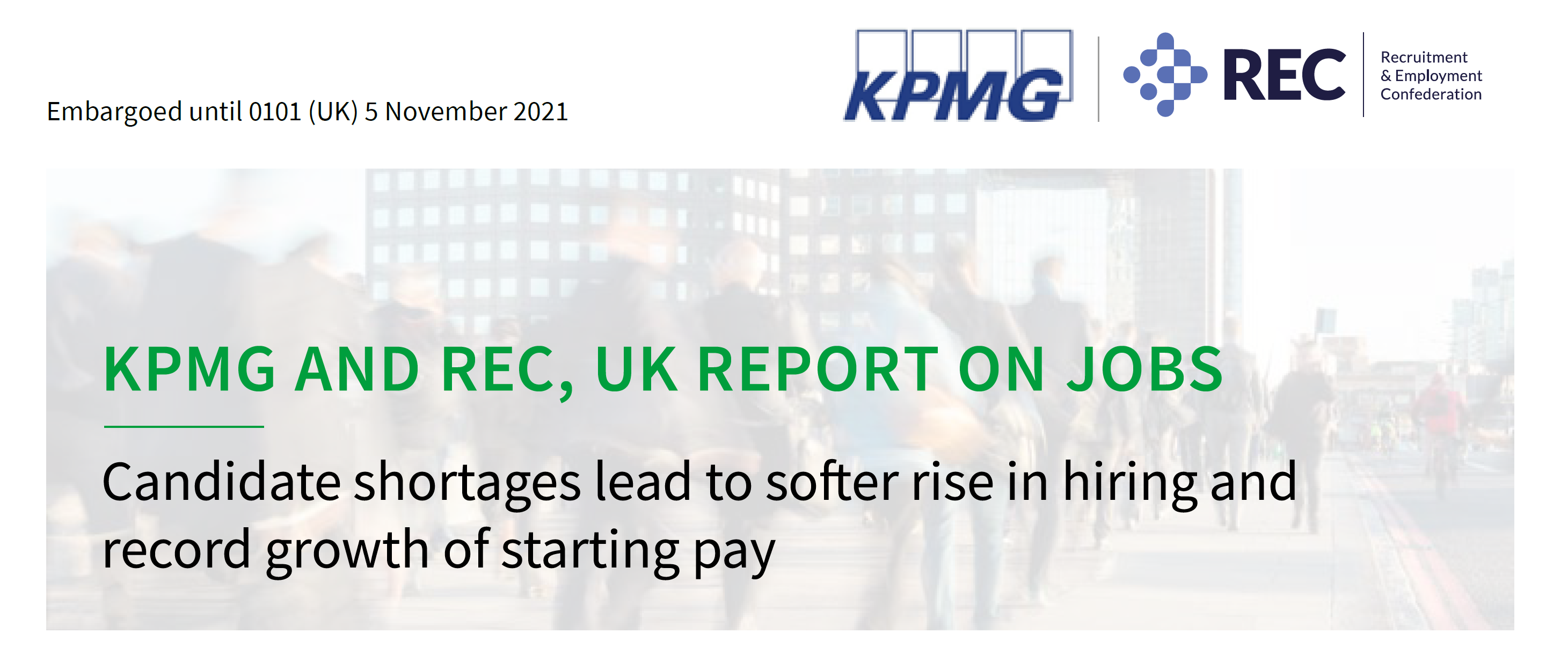 KPMG – UK Jobs Report November