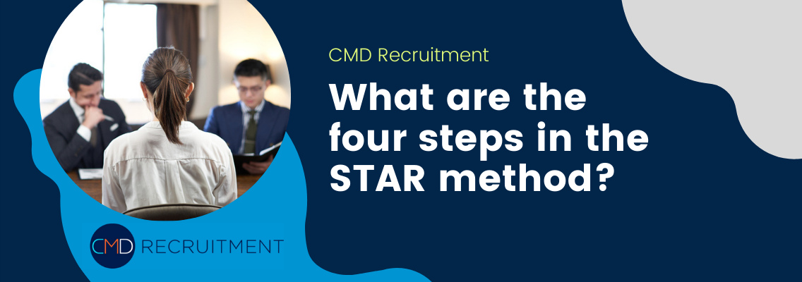 What are the four steps in the STAR method?