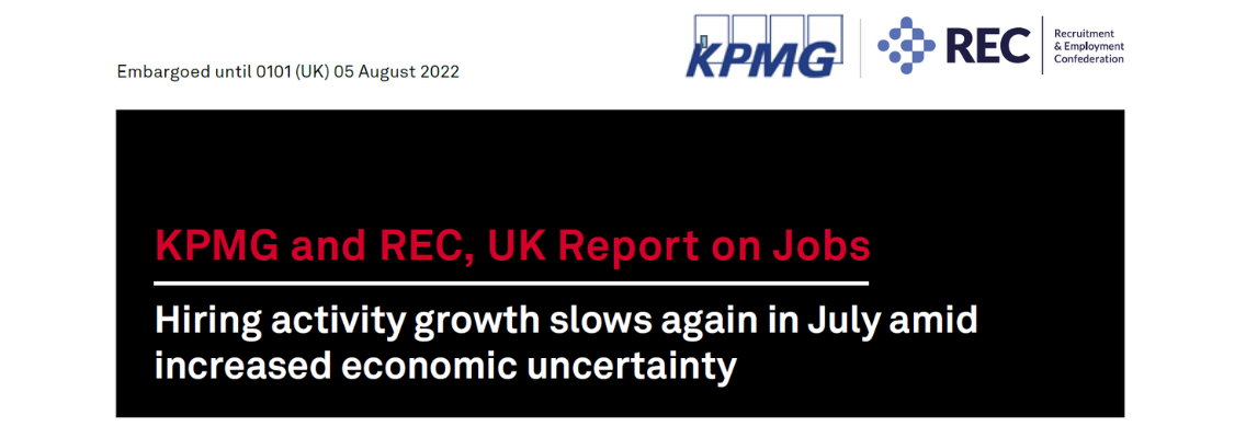 KPMG – UK Jobs Report August